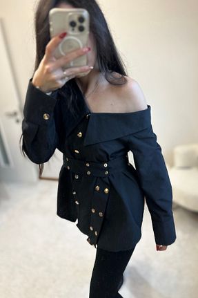 پیراهن مشکی زنانه دو سینه MoyStore - کد 888528464