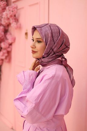 روسری رنگی ساتن Silk Home - کد 887152618