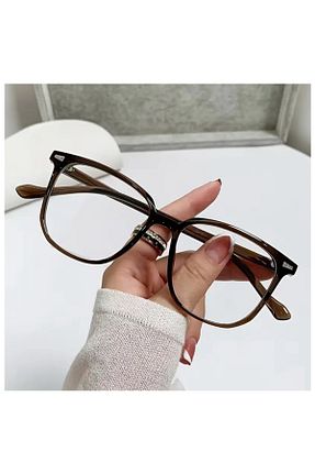 عینک محافظ نور آبی قهوه ای زنانه 53 DM - کد 888567248