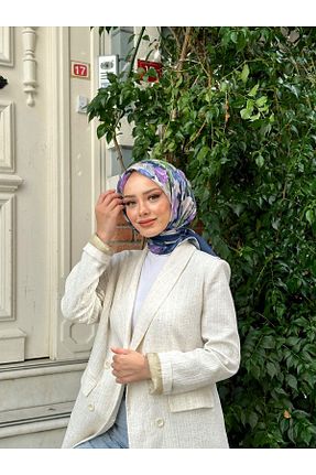 روسری سفید پنبه ای İpekhan - کد 768010160