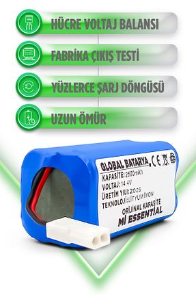 باتری و دستگاه شارژ GLOBAL BATARYA - کد 382436235