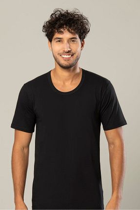 رکابی مشکی مردانه پنبه ای ERDEM İÇ GİYİM - کد 727830479
