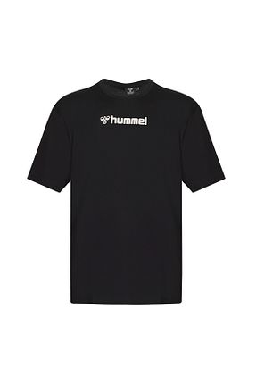 تیشرت اسپرت مشکی مردانه اورسایز hummel - کد 848452325