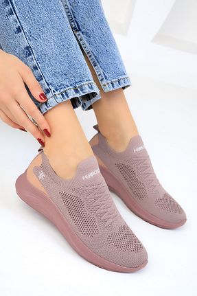 کفش اسنیکر صورتی زنانه چرم مصنوعی SOHO - کد 235917482