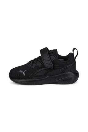 کفش اسنیکر مشکی بچه گانه چرم مصنوعی Puma - کد 458839088