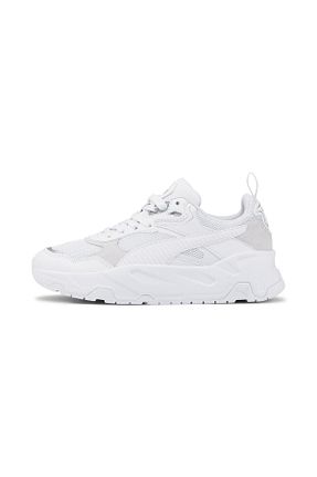 کفش اسنیکر سفید زنانه بند دار Puma - کد 678068473