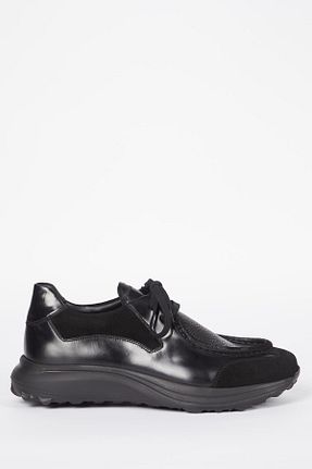 کفش اسنیکر رنگی مردانه چرم اصل Galliano Shoes - کد 886722053