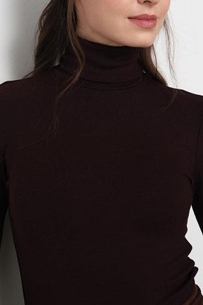بلوز زرشکی زنانه اسلیم فیت Ravencia - کد 886721764
