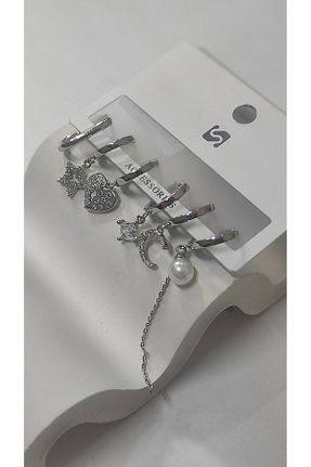 گوشواره جواهر مروارید Bijutek - کد 886724134