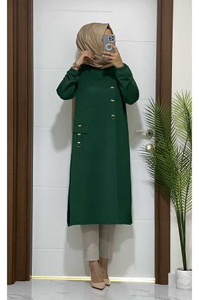 تونیک حجاب سبز زنانه بافتنی modasura - کد 756017929