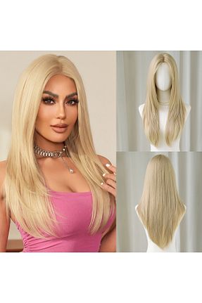 کلاه گیس زرد زنانه REMY HAİR - کد 879396657