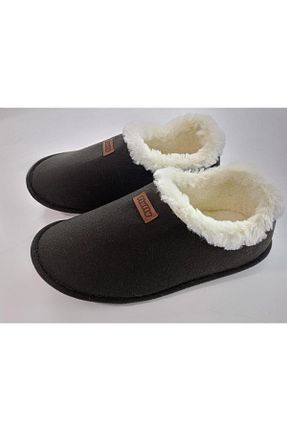 پاندوف مشکی مردانه مخملی fluffy - کد 854147837