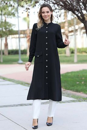 تونیک مشکی زنانه بافتنی Fashion Showcase - کد 886777129