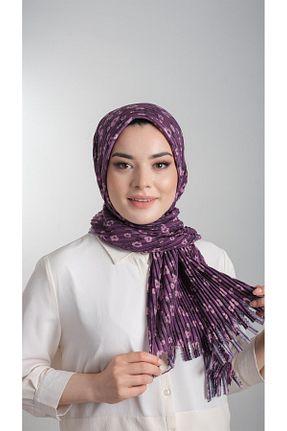 روسری بنفش ساده HÜRREM BONE - کد 381263410