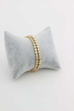 دستبند استیل (فولاد) زرد زنانه استیل (فولاد) XUPING JEWELRY - کد 886757471
