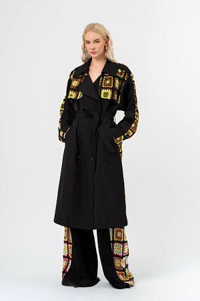 ترنچکت مشکی زنانه بدون آستر tw3 - کد 861379170