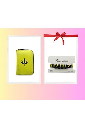 کیف پول زرد بچه گانه ابعاد کوچک sinbEsg - کد 886837596