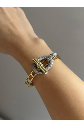 دستبند استیل (فولاد) طوسی بچه گانه استیل (فولاد) MioArt - کد 886879566