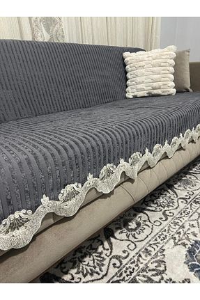 کاور مبل طوسی مخمل Salteks - کد 887002041