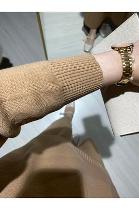 ست بالاتنه و پائین تنه حجاب بژ زنانه اسلیم Hoçe - کد 886905754