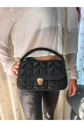 کیف دستی مشکی زنانه سایز متوسط Altınergiyim - کد 732921890