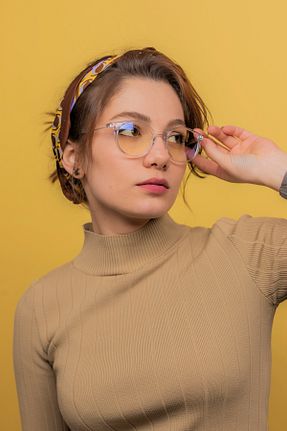 عینک محافظ نور آبی سفید زنانه 50 LUNOX - کد 142546017