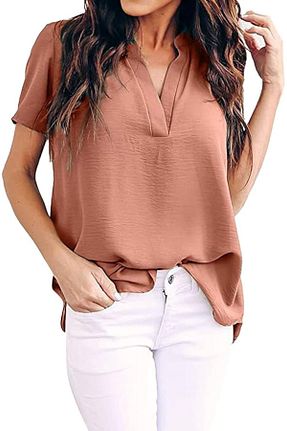 بلوز قهوه ای زنانه ساده Butik - کد 884685236
