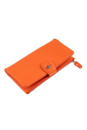 کیف پول نارنجی زنانه ابعاد بزرگ Cangurione - کد 5905905