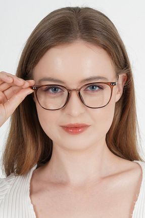 عینک محافظ نور آبی نارنجی زنانه معدنی LOOKUP NEW - کد 355393060