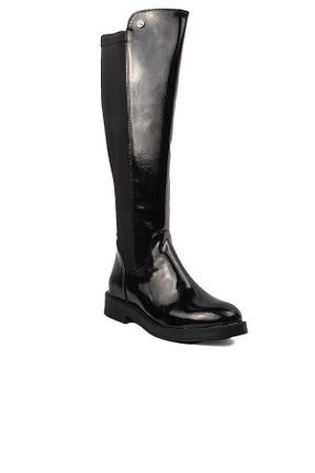 چکمه مشکی زنانه پاشنه کوتاه (1 - 4 سانتی متر) Pierre Cardin - کد 886989021
