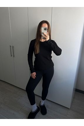 بلوز مشکی زنانه ساده songül özdeş - کد 887008612