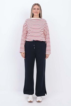 شلوار گرمکن حجاب سرمه ای زنانه رگولار ALLDAY - کد 886999955