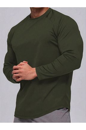 تیشرت اسپرت خاکی مردانه رگولار Ghassy Co - کد 886998214