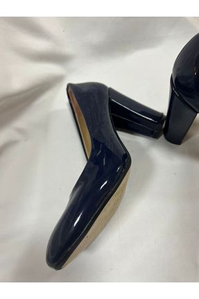 کفش استایلیتو سرمه ای پاشنه تخت CANCANLI SHOES - کد 887000288