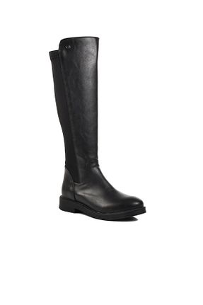 چکمه مشکی زنانه پاشنه کوتاه (1 - 4 سانتی متر) Pierre Cardin - کد 887027309