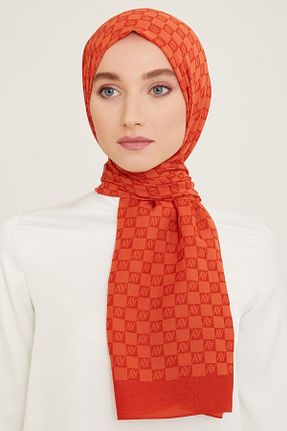 شال نارنجی زنانه پلی استر Armine - کد 887052120