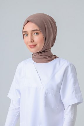 روسری قهوه ای پنبه ای Viridi Medical Fashion - کد 887076677