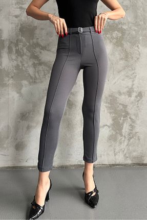 شلوار طوسی زنانه لیکرا macharel jeans - کد 887093007