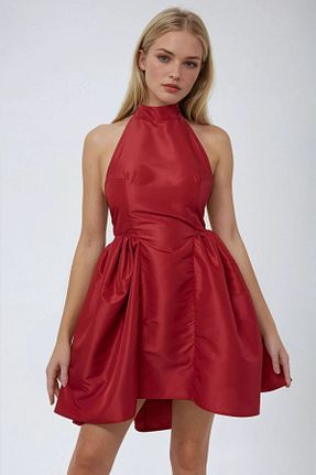 لباس زرشکی زنانه بافتنی Hiccup - کد 887093819