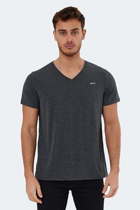 تیشرت طوسی مردانه رگولار Slazenger - کد 669402663