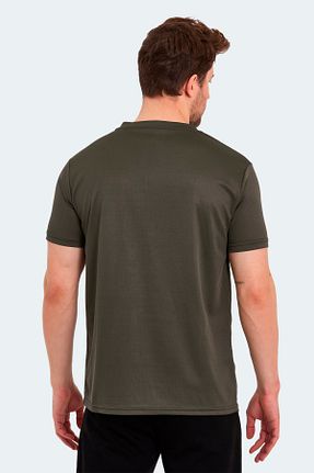 تیشرت خاکی مردانه رگولار Slazenger - کد 683607662