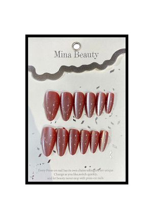 ناخن مصنوعی و اکسسوری صورتی MİNA BEAUTY - کد 887086685