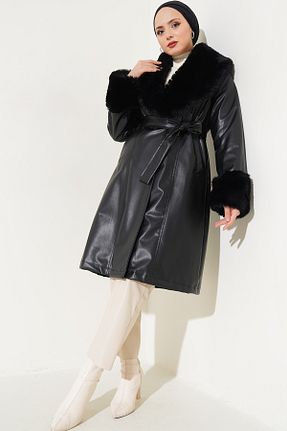 کاپشن مشکی زنانه رگولار Bigdart - کد 781332522