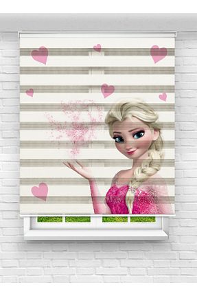 پرده کشوئی رنگی Zebra vanilyahome - کد 887122472