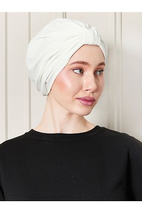 روسری بژ پلی استر ada sanatsal - کد 864370586