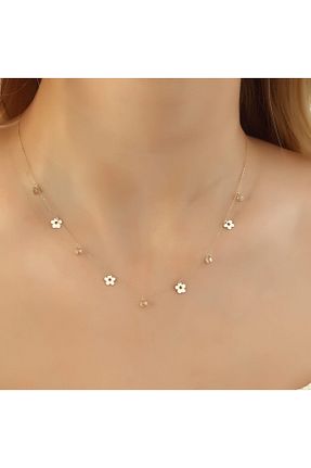 گردنبند طلا زرد زنانه 14 عیار Glorria - کد 112475896