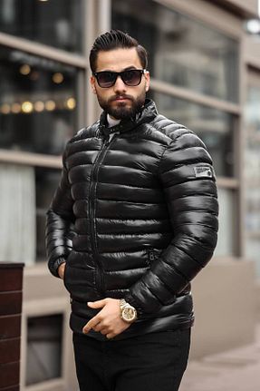 کاپشن مشکی مردانه پارچه MerStore - کد 887149160