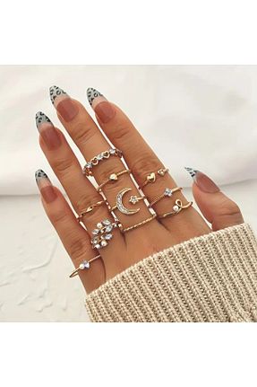 انگشتر جواهر زرد زنانه زیرکن Le Manolia Accessories - کد 887177263