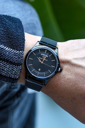 ساعت مچی مشکی مردانه 44 میلی متر Sergio Tacchini - کد 886139132