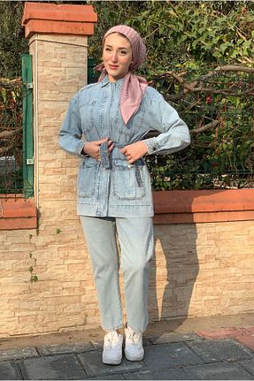 ست گرمکن حجاب سرمه ای Relaxed Moda Rosa - کد 887289524